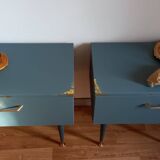 Paire de chevets vintage