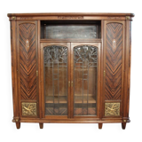 Art Deco period bookcase signed by Jules Cayette Nancy