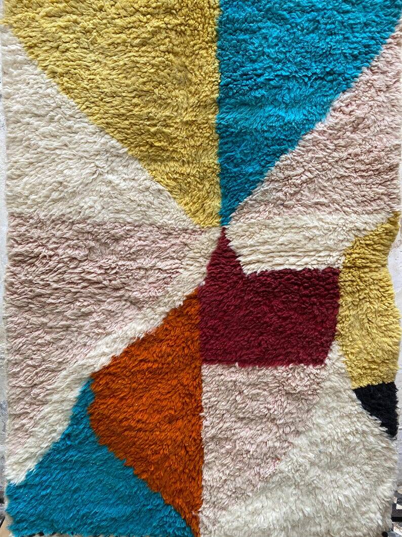 Handmade Moroccan Berber rug 250cm x 150cm