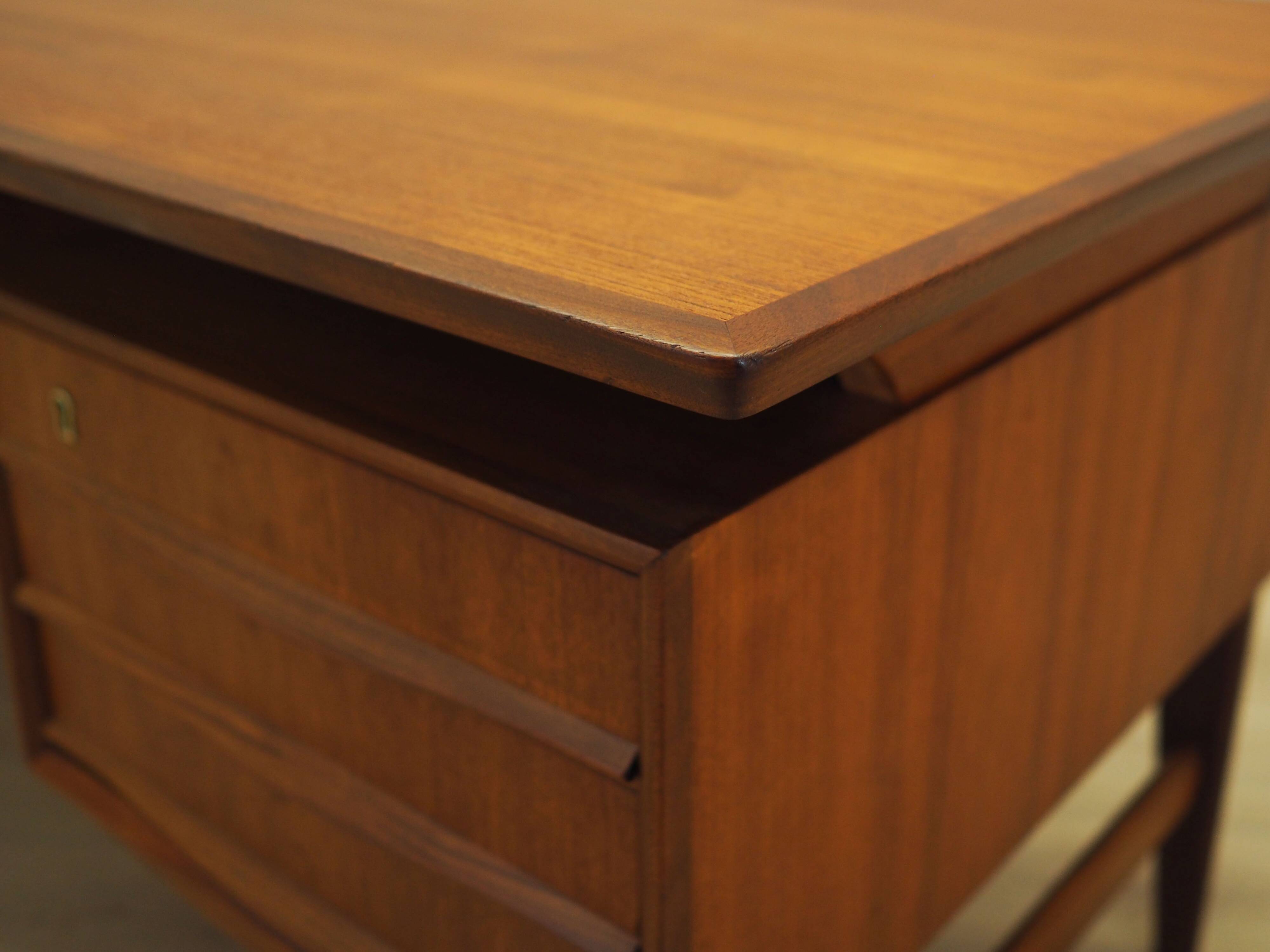 Teak desk, Danish design, 1970s, production: Denmark