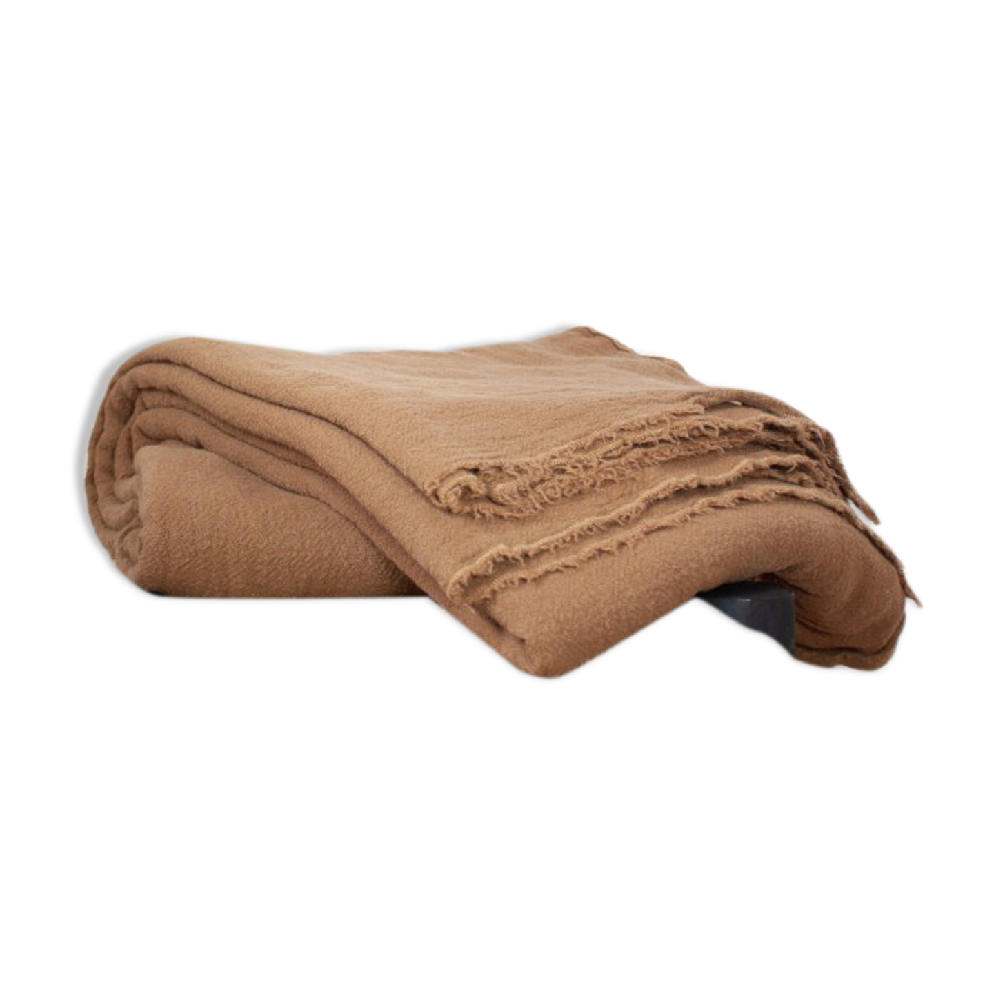 Tobacco raw linen tablecloth