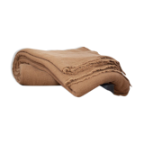Tobacco raw linen tablecloth