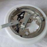 Half-globe opaline ceiling lamp