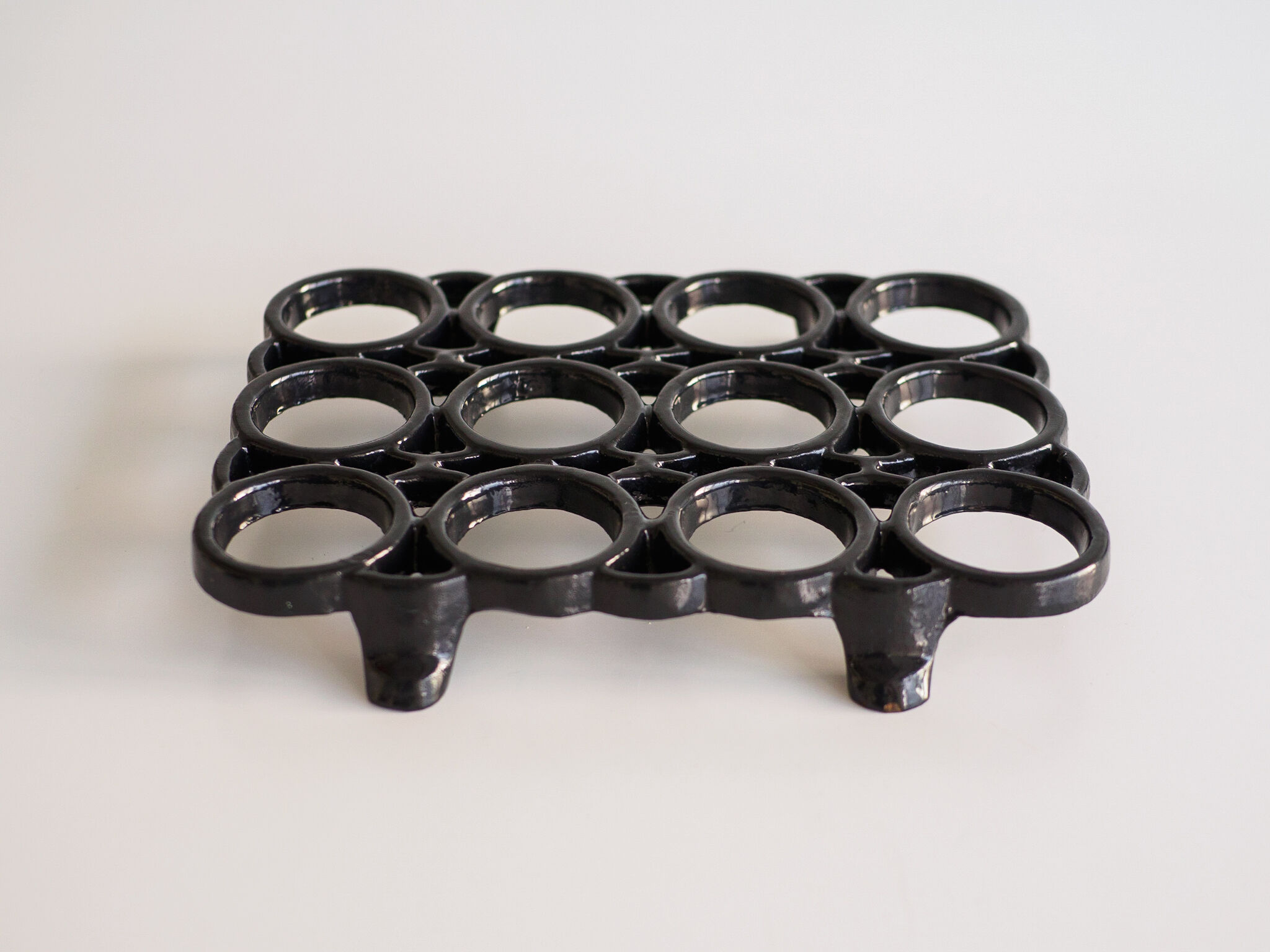 Black cast iron flat
