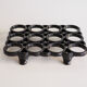 Black cast iron flat