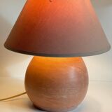 Vintage handmade terracotta lamp