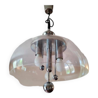 Lustre suspension "Sputnik" plafonnier vintage 70"