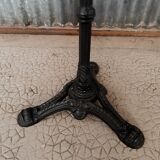 Vintage bar / bistro table in cast iron and marble