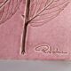 Vase Vallauris ceramic Leduc herbarium vintage pink 1960