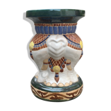 Decorative ceramic elephant stool