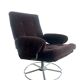 Fauteuil marron/monoplace/chaise longue vintage