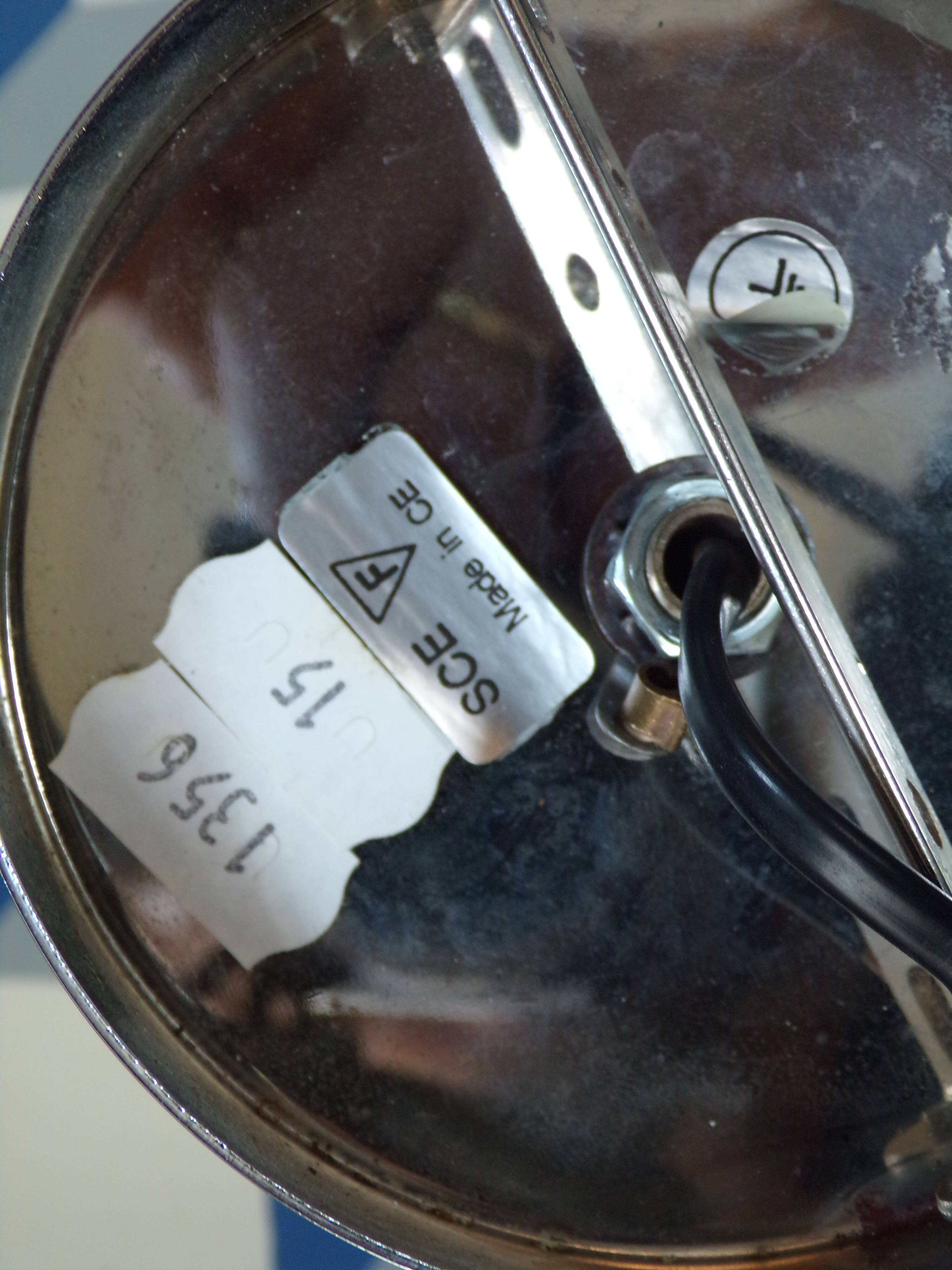 Pair of blue opaline sconces