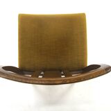 Set of 4 Scandinavian oak chairs, Linde Nilsson, Lammhult, Sweden, 1960.