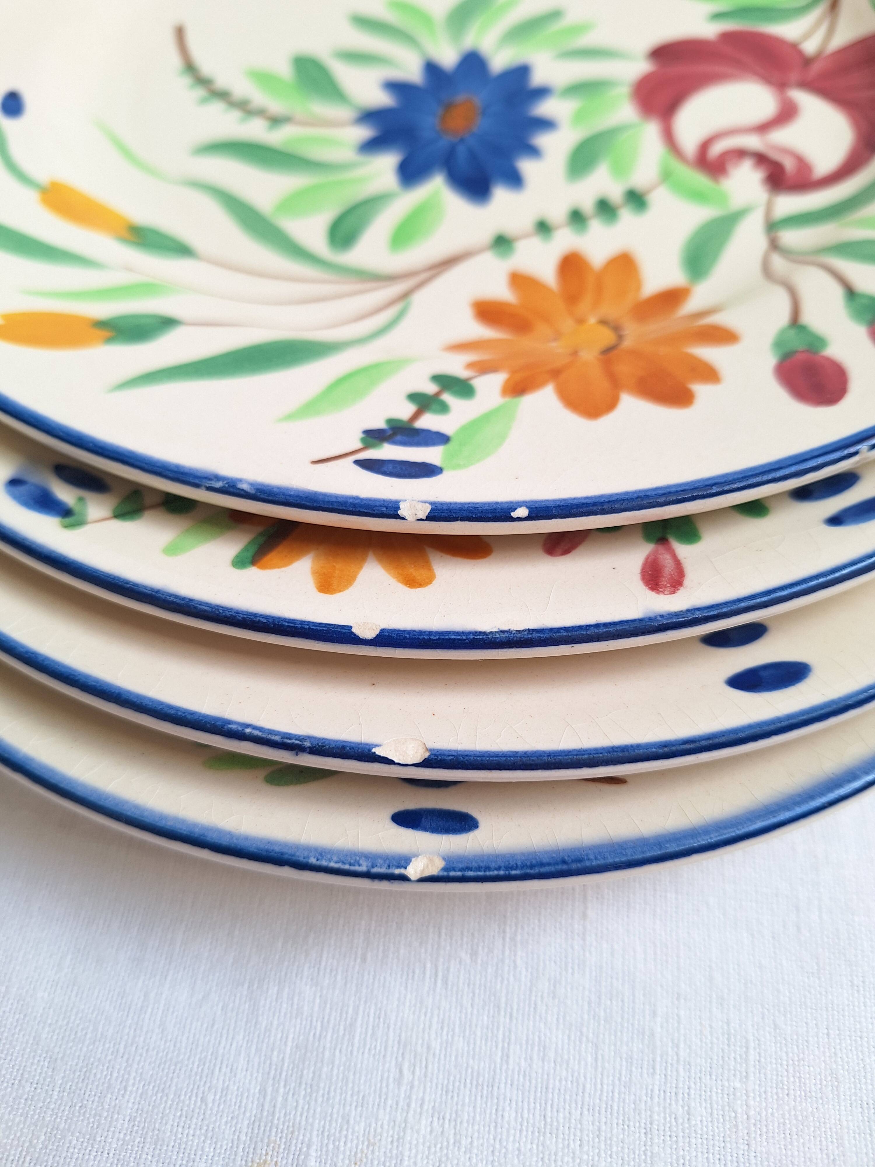 Assiettes plates Longchamp