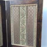 Wood and fabric screen