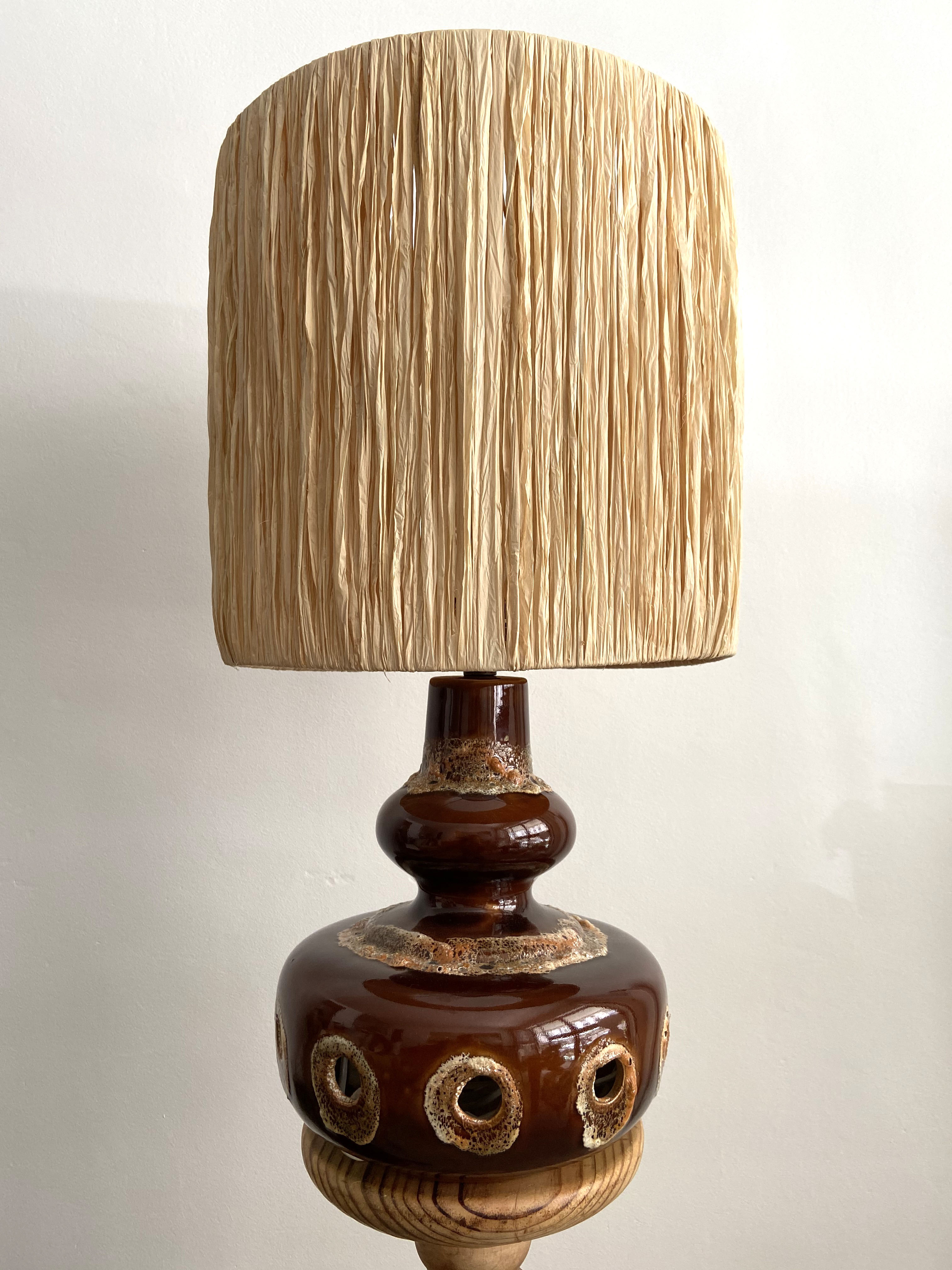 Ceramic lamp 70s XL