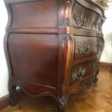 Commode de port à patine acajou