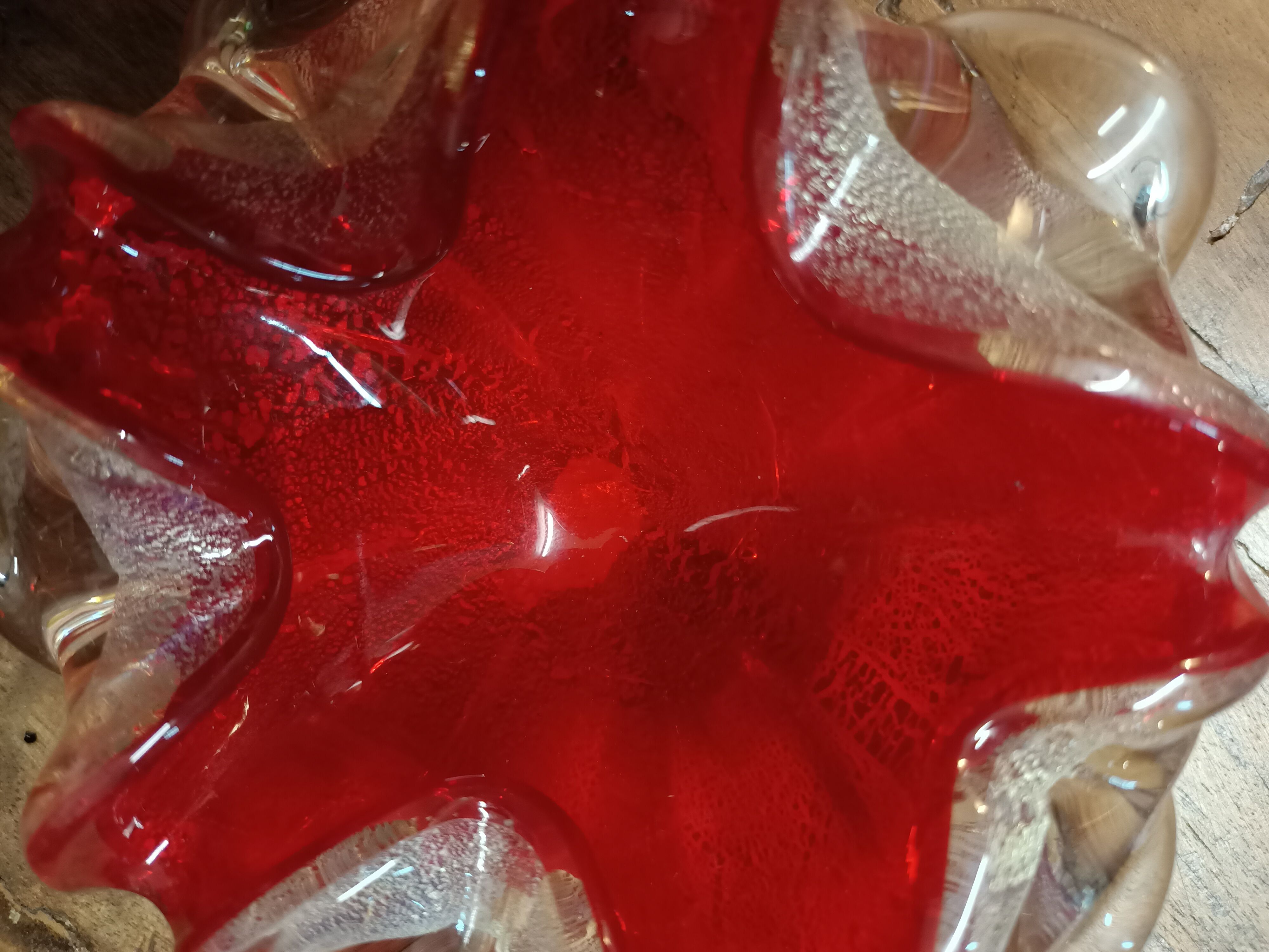 Ashtray murano glass bowl from Barovier and Toso