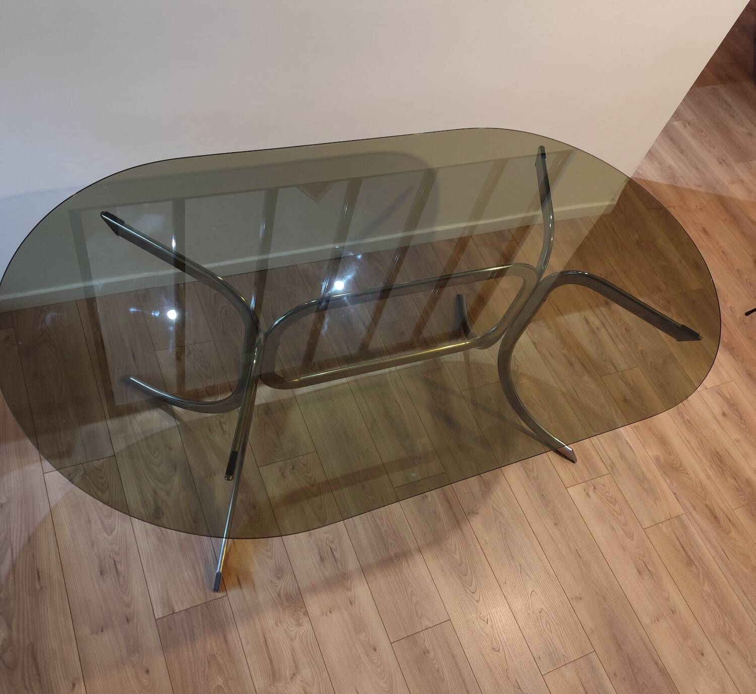 Vintage glass table