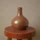 Vintage sandstone ceramic soliflore vase handcrafted bohemian Scandinavian country decoration