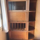 Modular vintage bookcase of MD lockers (Martin Dupuy) -1950s