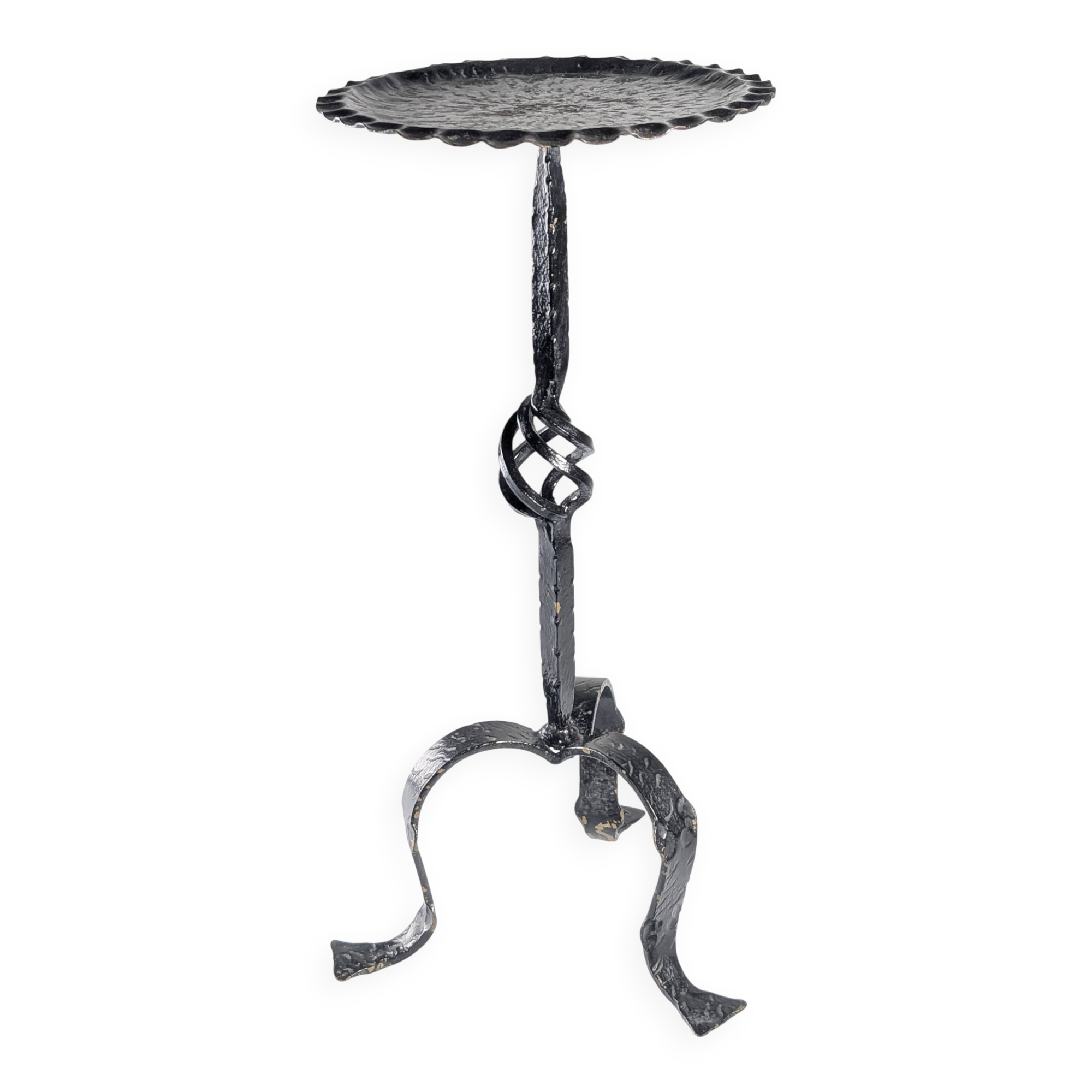 Martini-style drinks table in wrought iron, Spain, 1950s