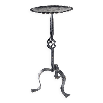 Table de style Martini en fer forgé, Espagne, années 1950