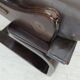 1970s, Swedish design by Åke Fribytter, armchair, furniture leather.