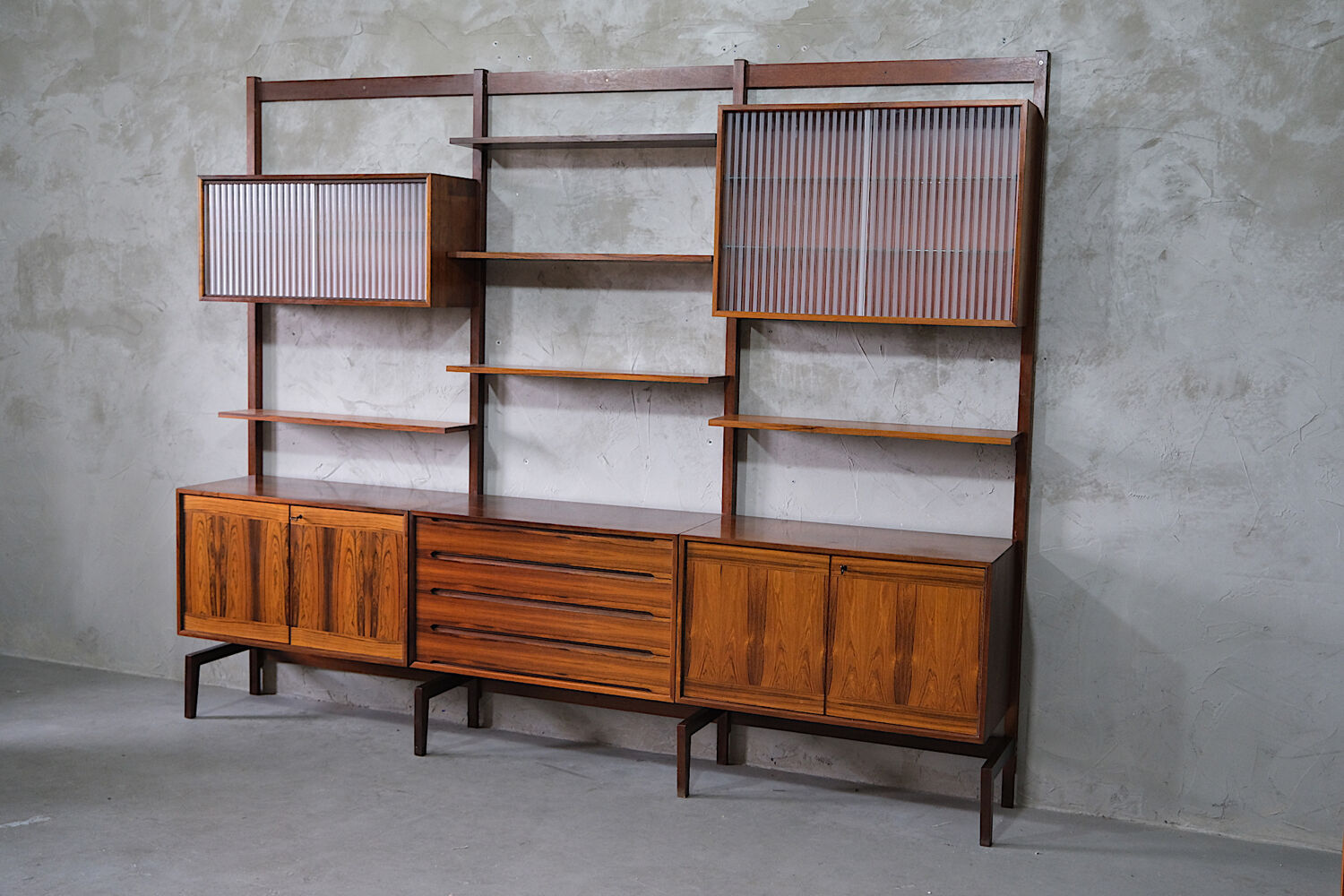 Rosewood wall unit Norway 1960’s