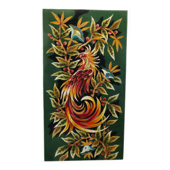 Canvas " firebird " 128 cm x 69.5 cm 50s 60