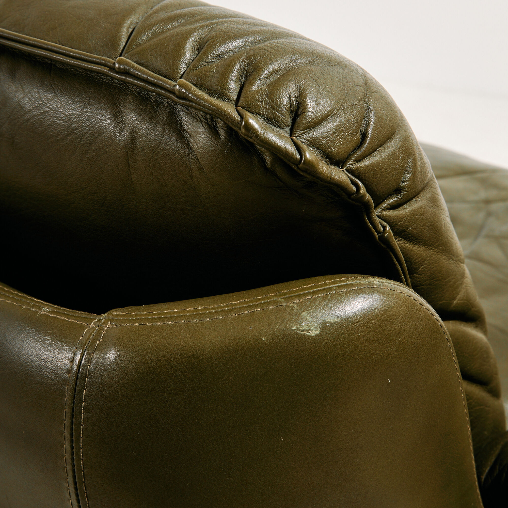 Leather sofa set, 3-piece set