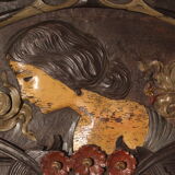 Art nouveau pediment