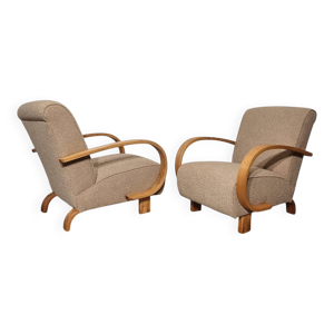 Paire de fauteuils Art