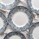 6 flat plates in iron earth “Croix de Lorraine” Saint Amand and Hamage