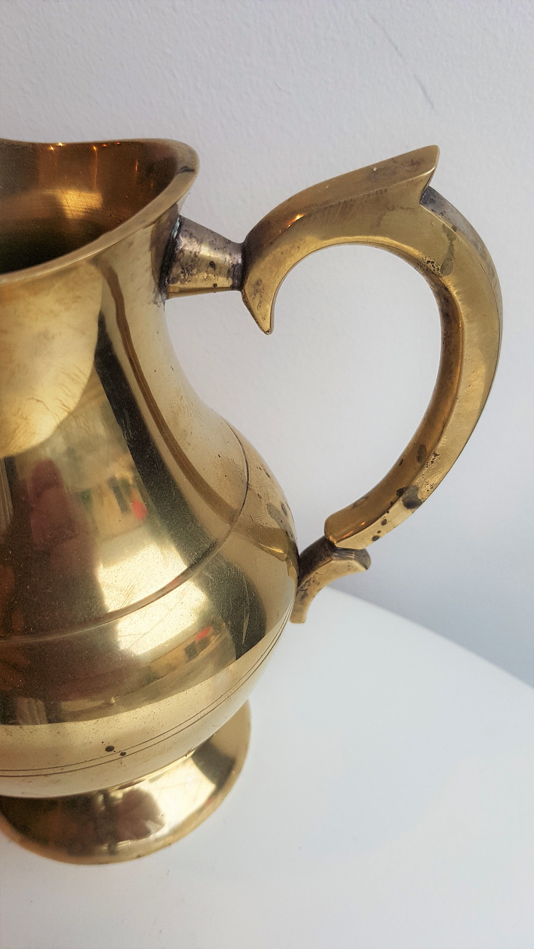 Brass pitcher