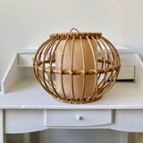 Rattan hanging lamp