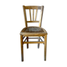Wooden chair with "Pépé"