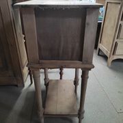Solid wood bedside table ready to paint old vintage door flea marketspritdantan