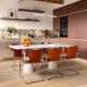 Angelo Travertine rectangle dining table