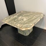 Green marble coffee table