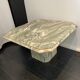 Green marble coffee table