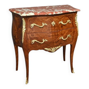 Mahogany chest of drawers, Louis XV style – 1st part of the 20th century