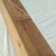 Handcrafted wall shelf in solid fir.