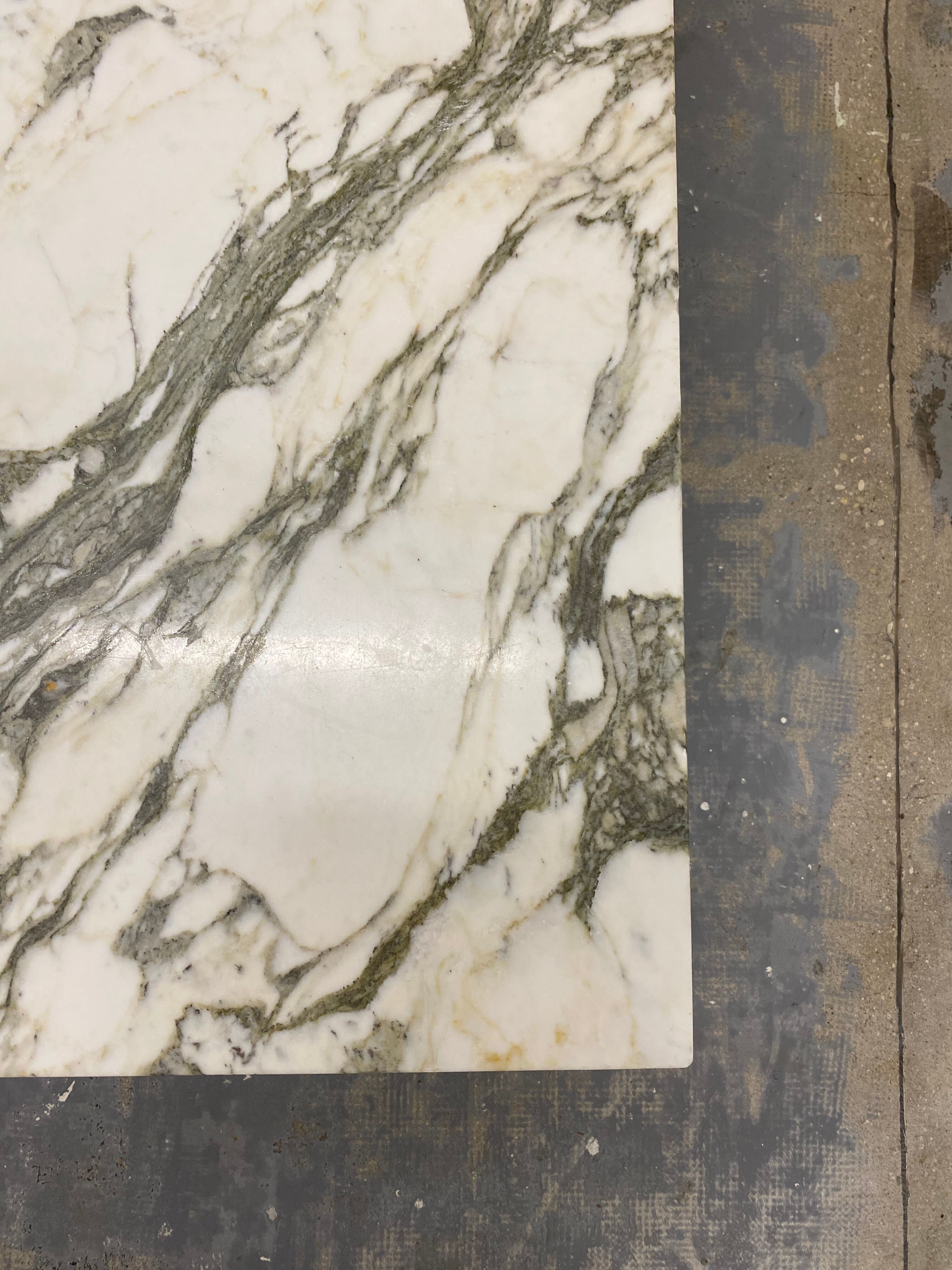 Marble coffee table Arabescato 70s