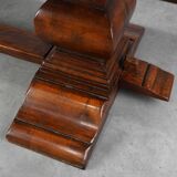 19th Century French Provincial Oak Monastery Dining Table