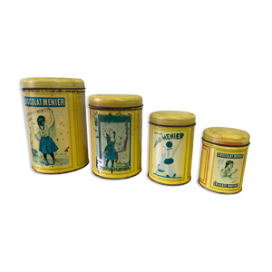 Série de 4 boites métalliques