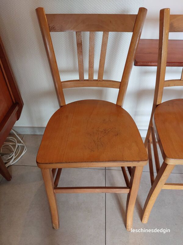 4 chaises bistrot Luterma