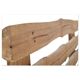 Banc rustique en rondins de bois