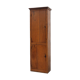 Tall rustic French monastery wardrobe in oak from the late 19th century