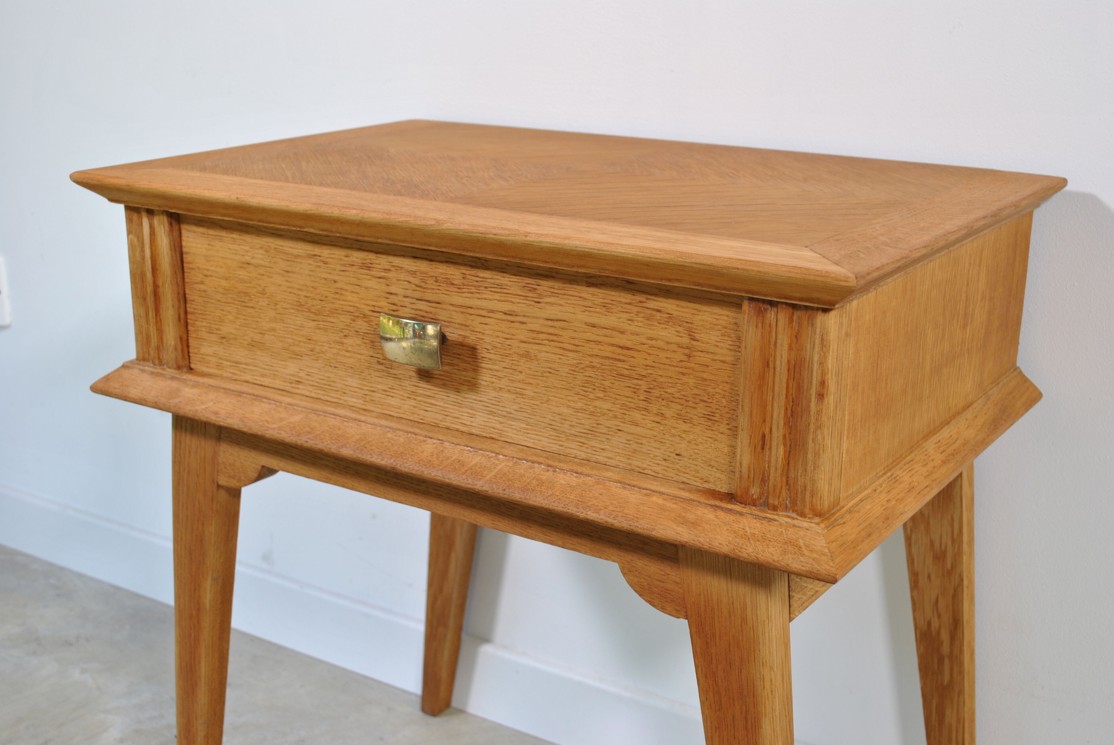 Oak bedside 1960.